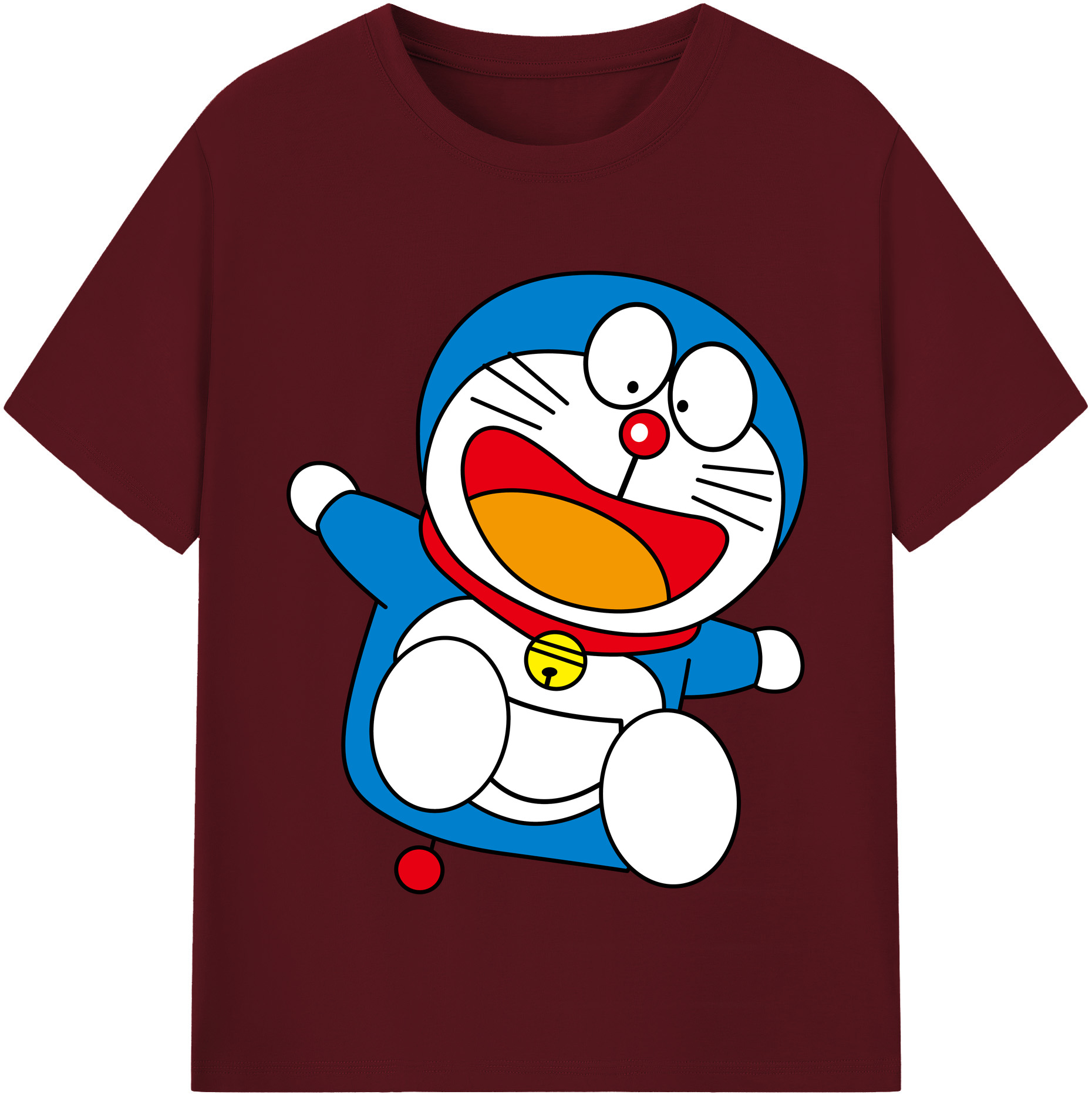 （画像用） ドラえもん Doraemon 綿100％半袖Tシャツ（フロントプリント）
